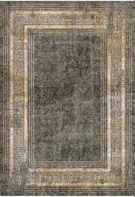 Resim Rovigo Dijital Baskı Yıkanabilir Kaymaz Taban Salon Halısı Ve Yolluk RVG0898-FNL114, Sarı, 180 x 300 
