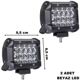 Resim Off Road Led Bar Delici Beyaz Işık 12 Ledli 2 Adet - N11.1962 