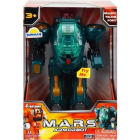 Resim Nessiworld M.A.R.S Sesli ve Işıklı Zırhlı Robot 