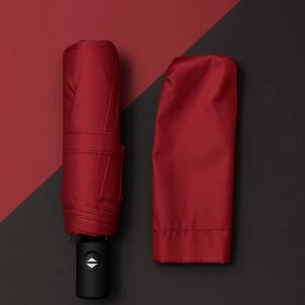 Resim Bordo Kılıflı Otomatik Kompakt Şemsiye Renkli 