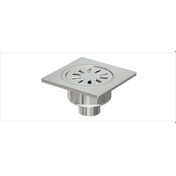 Resim Komple Paslanmaz Premium Yer Sifonu / Süzgeci Alttan Çıkışlı 15*1 