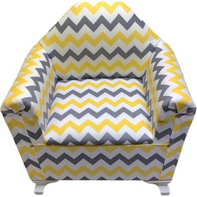 Resim LR SARI SİYAH desenli çocuk koltuğu - tekli çocuk berjeri 