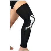 Resim Skycıty Toptan Basketbol Spor Dizlikleri Yazlık İnce Nefes Alabilen Baldır Koruyucu Açık Hava Futbol Bisiklet Koşu Ekipmanları Siyah-gümüş M Çok Renkli 