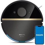 Resim Philips Aqua Islak Kuru ve Mop Özellikli 5000 Pa Ultra Emiş Gücü, 180DK Çalışma Süreli Robot Süpürge 