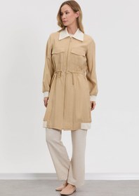 Resim M40274 Melidia Beli Büzgülü Kap / CAMEL 