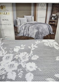 Resim Walls 6 Parça Battaniye Seti Mona Grey Gri 