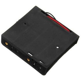 Resim 4Lü 18650 Pil Yuvası - Kablolu - Seri Bağlı 