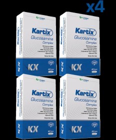 Resim Kartix Glukozamin Complex Takviye Edici Gıda 4 x 60 Tablet 