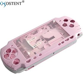 Resim OSTENT PSP 2000 Konsoluyla için Uyumlu Tam Muhafaza Kabuğu Ön Panel Kılıfı Parça Değişimi, Renk Pembe 