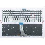 Resim HP Uyumlu Envy 17-N100Nt, 17-N000, 17-N100 Klavye - Tuş Takımı Silver Le 127140097810 