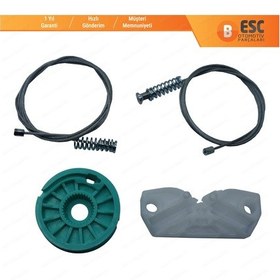 Resim Mercedes CLK W209 C209 A209 2002-2009 İçin Arka Sağ Cam Kriko Set 