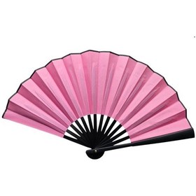 Resim Plastik Kumaş Yelpaze 12 Li Pembe 