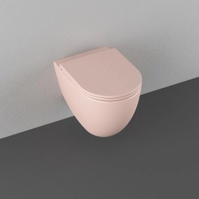 Resim Isvea Infinity Asma Klozet Somon ve F 50 Somon Yavaş Kapanan Klozet Kapağı Dahil 