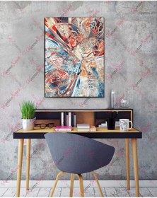 Resim KanvasSepeti 100x70cm Ölçüsünde Soyut Kanvas Tablo Canvas Tablo 