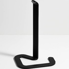 Resim Orret Home Masa Üstü Solo Kağıt Havluluk - Siyah Paslanmaz Metal Dikey Havlu Tutucu - Modern Mat Siyah Mutfak Tezgahı İçin Havlu Standı (Kağıt Havluluk) 