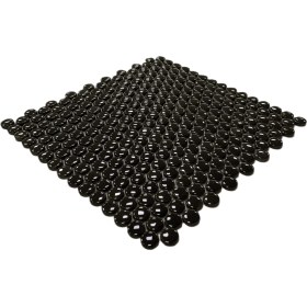 Resim MozaiKristaL Mutfak Tezgah Arası, Banyo, Havuz, Sauna, Spa, Ev, Bahçe ve İşyeri, Yaşam Alanlarının Tüm Yüzeyleri İçin 22 Mm. Yuvarlak Cam Mozaik. ( 1 Koli = 1 m2 fiyatıdır ) 