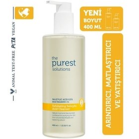 Resim The Purest Solutions Sivilce ve Siyah Nokta Karşıtı Yağlı ve Karma Ciltler için Salisilik Asit Arındırıcı Temizleme Jeli 400ml 