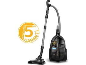 Resim Philips Hepa Filtreli Üstün Çekim Güçlü Premium Toz Torbasız Elektrikli Süpürge - 899W - Powercyclone 10 