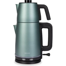 Resim Goldmaster Sefam 2200W Damlatmaz 25 Bardak Kapasiteli Çelik Çay Makinesi ve Su Isıtıcısı BY-5315MT 