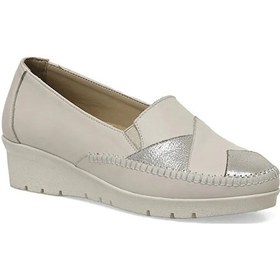 Resim Polaris 5 Nokta 105437.z5fx Kadın Dolgu Ayakkabı Bej Bej 