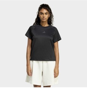 Resim Adidas Soft Lux Kadın Siyah Antrenman T-shirt Kc8089 
