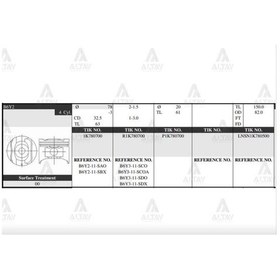 Resim Esse Otomotiv 323 1.6L 90-97 78.50Mm B 0.50 Piston Takim - TIK-1K780700-050 - B6Y2-11-SAO 