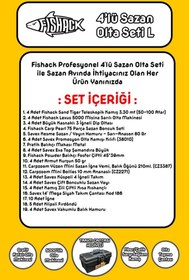 Resim Tam Takım Sazan Olta Seti - 4'lü Set - L - 3.30MT/50-100GR 