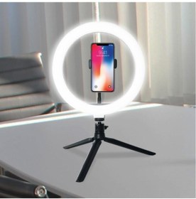 Resim 3N1G Ring Light Led Işık 10 Inch 26 Cm Youtube, Tiktok Işığı Parlaklık Ayarlı + 19 Cm Tripot 