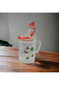 Resim Konyax Karpuz Tasarımlı Kupa Bardak Çok Renkli 