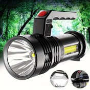 Resim 1 Adet LED Şarj Edilebilir USB El Tipi Yanıp Sönen Işık, COB Yan Işıklı Çok Fonksiyonlu Çalışma Lambası, Gece Okuma Lambası, Sap Tasarımı ABS Malzeme Taşınabilir Acil Durum Arama Lambası, Macera, Yürüyüş, Kamp Lambası, Yürüyüş Ekipmanı, Macera Ekipmanı, Ergonomik Tutuş, Kompakt Tasarım, Dayanıklı Yapı, Yüksek Lümen Çıkışı, Yanıp Sönen Fener, Çok Fonksiyonlu Işık, Kampçılar ve Yürüyüşçüler, Macera Arayanlar 