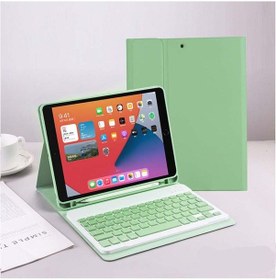 Resim Apple Uyumlu iPad 10. Nesil 10.9 İnç 2022 Bluetooth Klavyeli Kılıf Kalem Bölmeli Türkçe Klavye Kılıf 