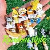 Resim 1 adet Sevimli Kedi Figürü - PVC Malzeme, Oda ve Araba Dekoru için İdeal, Mükemmel Tatil Hediyesi (Sevgililer Günü, Doğum Günü, Mezuniyet), Şenlikli Hediye için Uygun 