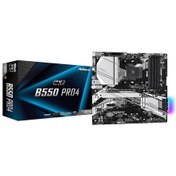 Resim ASROCK B550 Pro4 Am4, Ddr4, 4733MHZ+, HDMI / Vga, Pcıe Gen4 M.2 Armor, Pcı-E 4.0 X16, Usb3.2, Rgb, A 