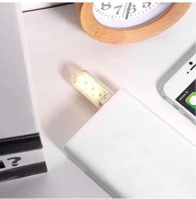 Resim Mini Usb Led Lamba 5730 Smd 3 Led Anahtarlık Portatif Taşınabilir Gece Lambası Masa 