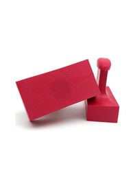 Resim Mühür Kauçuk Alaşım Kırmızı Kaşe Dikdörtgen 20x30mm 