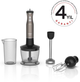 Resim Ar1138-T Minimix 1500 Watt El Blender Seti - Toprak 