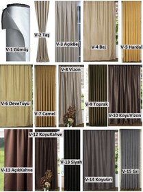 Resim Brillant Blackout %100 Karartma Güneşlik Ve Fon Perde 32 Renk 