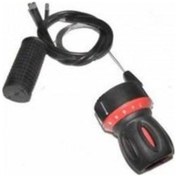 Resim Koldan Çevirmeli Vites Kolu Sağ Taraf Kırmızı Kablo Dahil 7'li Kırmızı - Siyah 