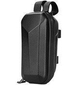 Resim Pazly Su Geçirmez Katlanır Bisiklet Çantası - Eva Sert Kabuklu, Pratik Depolama, Siyah, Elektrikli Scooter İçin, 23x10.5x10.5 Cm Siyah 