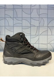 Resim Riccardo Colli 8050 Siyah Erkek Hakiki Deri Su Geçirmez Waterproof Kaymaz Taban Bot 
