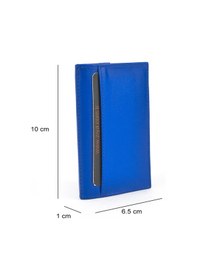 Resim Ziya, Unisex Hakiki Deri Kartlık 1539852z03 Saks Mavi 1539852z03 651 Saks Mavi 