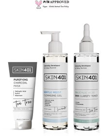 Resim Skin401 Nemlendirici Siyah Nokta ve Gözenek Görünümü Azaltmaya Yardımcı Bakim Rutini 