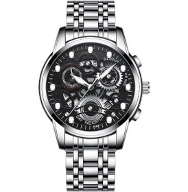 Resim Sones Bınbond B5552 Aydınlık Çok Fonksiyonlu İş Takvimi Kuvars Saat Kadın - Tam Altın - Altın 