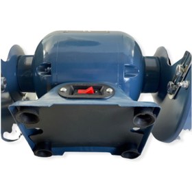 Resim stilmax Germany Type 200mm 650watt Tezgah Üstü Taşlama Bakır Sargı Bıçak Balta Bileme Çark Taşı Taş Motoru 