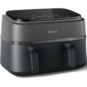 Resim Philips Airfryer NA350/00 Çift Hazneli Fritöz 