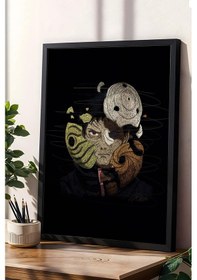 Resim Obito Uchiha Naruto Çerçeveli Tablo Anime Manga - Estetik Poster 