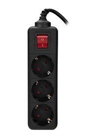 Resim S-link Spg3-x-3 1.5m 3lü Akım Korumalı Blister Kutulu Siyah Priz Diğer 