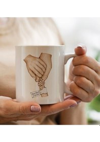 Resim Bk Gift Kişiye Özel Aile El Tasarımlı Beyaz Kupa Bardak -5, Anneye Hediye, Yeni Doğum Hediyesi Kobitmeyencom30293 Bk Gift 
