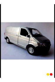 Resim OMZ Volkswagen Transporter Panelvan Metal Gri Minibüs Egitici Oyuncaklar Kız Erkek Cocuk Oyuncaklar 