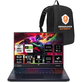 Resim Acer Predator Helios Neo 16 Intel Core I7 14650HX 8gb 2tb SSD RTX4060/8GB 140W 16" Fhd+ 180Hz Windows 11 Pro Taşınabilir Bilgisayar & Per4 Çanta NHQQVEY002P384 